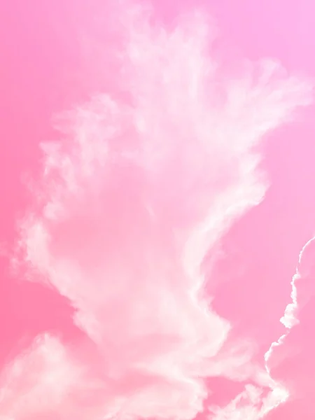 Облака Небо Розовым Цветом Фона — стоковое фото