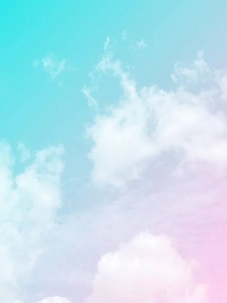 Cloud Sky Pastel Colored Background — Foto Stock