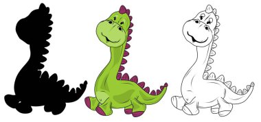 Üç farklı dinazor seti