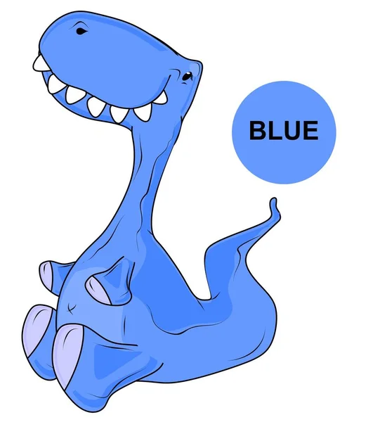 Dino Blu Colore Blu — Foto Stock