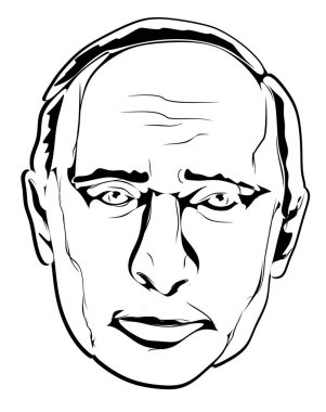 Putin 'in siyah beyaz yüzü