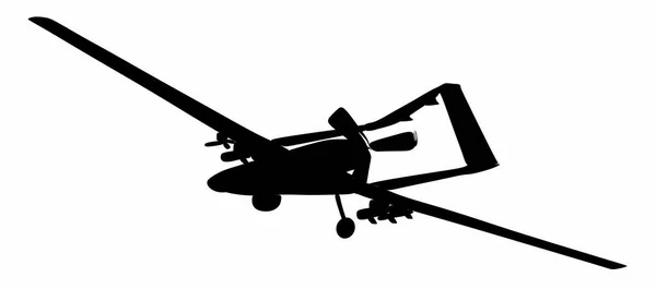 Solid Black Shadow Drone — Stock fotografie