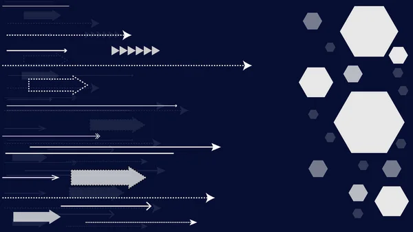 Abstract Technology arrows moving forward digital data, communication network digital background