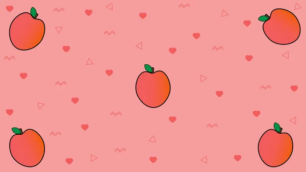 Peach Pattern Peach Background — Stock Photo, Image