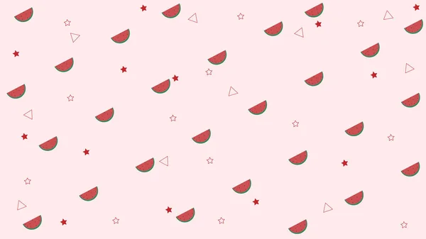 Fondo Patrón Sandía Fondo Patrón Frutas Tropicales Perfecto Para Papel — Vector de stock