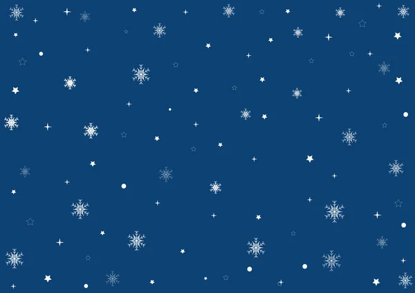 Frohes Neues Jahr Und Frohe Weihnachten Karte Die Nahtlose Schneeflocke — Stockfoto