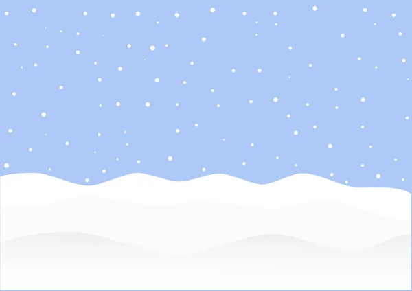 Winter Urlaub Dekoration Leerer Rahmen Urlaub Grußkarte Winter Dekoration Schneeflocke — Stockvektor