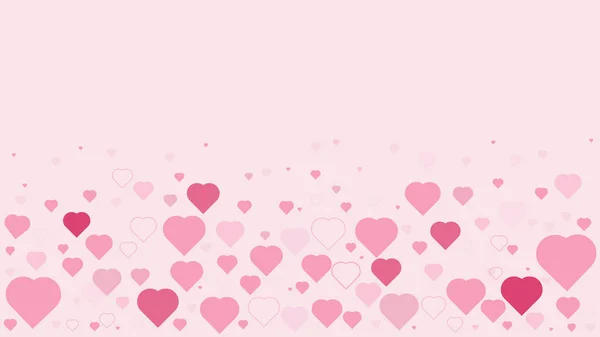 Heart Shape Pink Background Perfect Wallpaper Backdrop Postcard Background — Stock Photo, Image