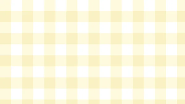 Grand Gingham Jaune Plaid Damier Fond Motif Tartan Parfait Pour — Image vectorielle