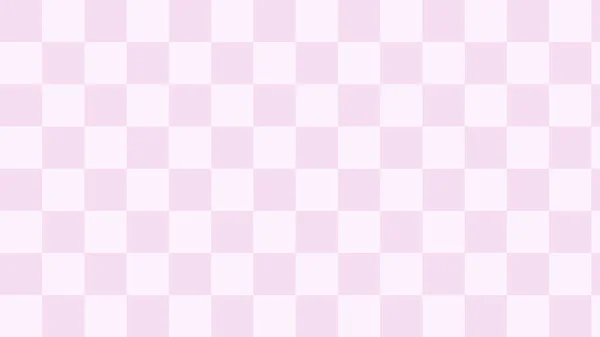 Pastel Rosa Grande Xadrez Gingham Xadrez Tartan Fundo Padrão Perfeito — Vetor de Stock