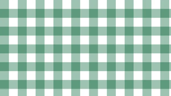 Green Gingham Tartan Plaid Checkered Pattern Background Perfect Wallpaper Backdrop — Stock Vector