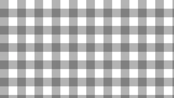 Grey Gingham Tartan Plaid Checkered Pattern Background Perfect Wallpaper Backdrop — Stock Vector