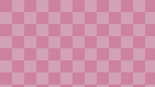 Pink Checkered Gingham Plaid Tartan Pattern Background — Stock Vector