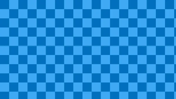 可愛いブルーのチェッカーボード タータン ギンガム チェック柄の背景 — ストック写真
