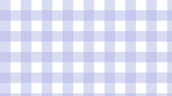 Cute Pastel Blue Gingham Checkerboard Tartan Plaid Checkered Pattern Background — Stock Vector