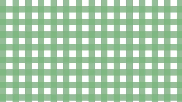 Gingham Verde Tartán Cuadros Cuadros Tablero Ajedrez Fondo Patrón Cuadros — Archivo Imágenes Vectoriales