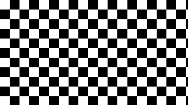 Medium Svart Checkerboard Tartan Gingham Rutig Rutig Mönster Bakgrund — Stock vektor