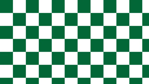 Zelená Kostkovaná Šachovnice Tartan Gingham Kostkovaný Vzor Pozadí — Stock fotografie