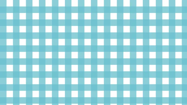 Blue Gingham Tartan Plaid Checkered Pattern Background — Stock Vector