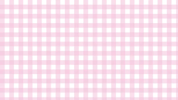 Милый Пастельно Розовый Гингем Тартан Клетчатый Клетчатый Фон Шаблона — стоковый вектор