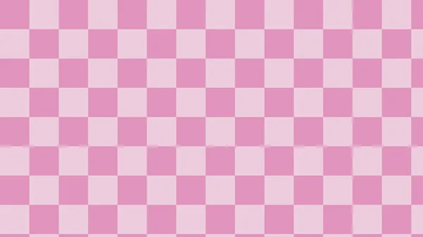 Pastel Roze Dambord Geruit Gingham Plaid Tartan Patroon Achtergrond — Stockfoto