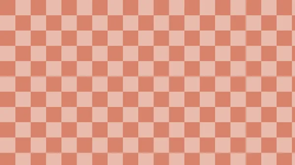 Cute Orange Checkerboard Checkered Gingham Plaid Tartan Pattern Background — Stock Photo, Image