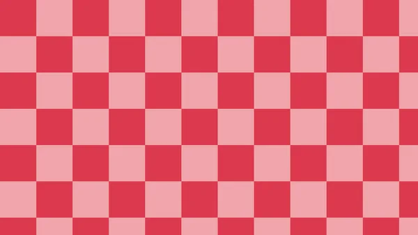 Cute Red Checkerboard Checkered Gingham Plaid Tartan Pattern Background — стоковое фото