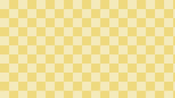 Tablero Ajedrez Amarillo Lindo Cuadros Gingham Cuadros Fondo Patrón Tartán — Foto de Stock