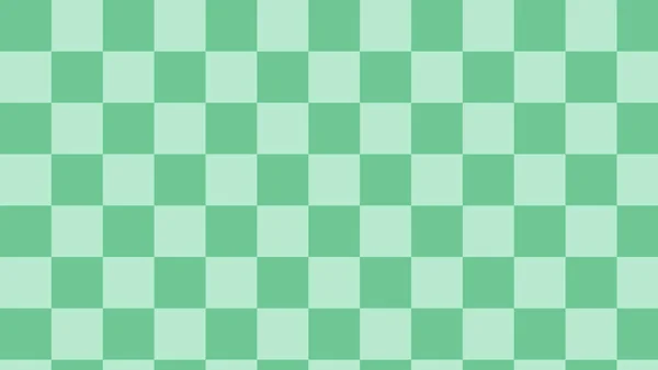 Χαριτωμένο Παστέλ Πράσινο Checkerboard Καρό Gingham Καρό Tartan Μοτίβο Φόντο — Διανυσματικό Αρχείο