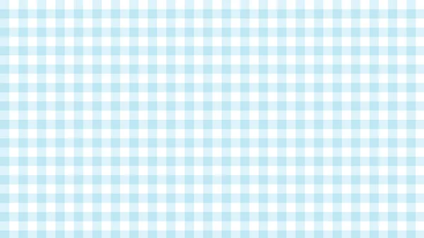 Cute Small Blue Gingham Plaid Checkered Tartan Pattern Background — ストックベクタ