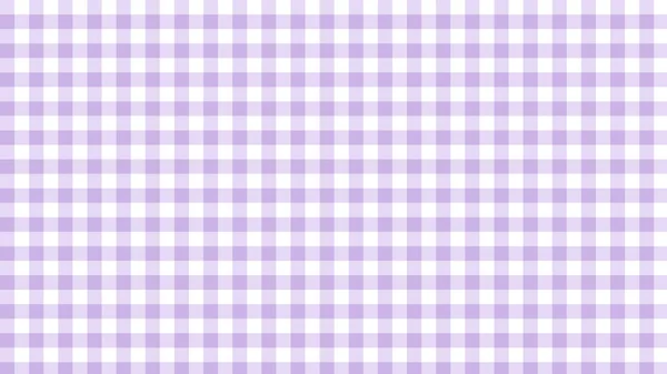 Lindo Pequeño Gingham Morado Cuadros Cuadros Cuadros Fondo Patrón Tartán — Vector de stock