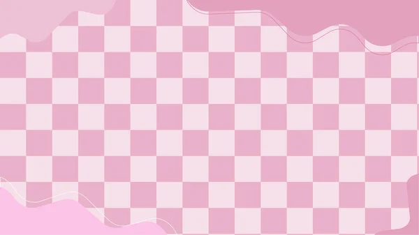 Pink Checkerboard Checkered Gingham Plaid Pattern Background — Stock Photo, Image