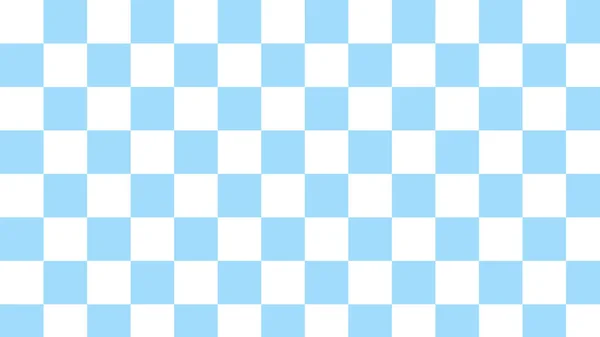 Cute Blue White Checkerboard Checkered Gingham Plaid Tartan Pattern Background — Stockfoto