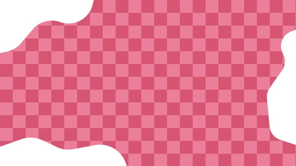 Red Aesthetic Checkerboard Checkered Gingham Plaid Pattern Background Perfect Wallpaper — Stockový vektor