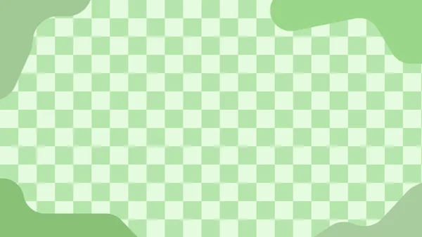 绿色美学棋盘 格子图案背景 明信片 背景完美 — 图库照片