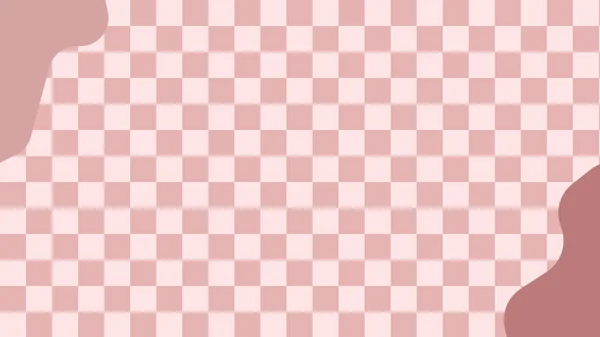 Pink Aesthetic Checkerboard Checkered Gingham Plaid Pattern Background Perfect Wallpaper — Stockfoto
