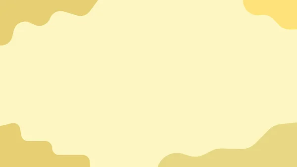 可爱的黄色美学抽象最小的背景 完美的墙纸 明信片 — 图库矢量图片