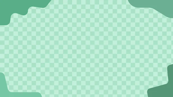 可爱的绿色美学棋盘 格子花 格子花 格子花图案背景 完美壁纸 明信片 — 图库照片