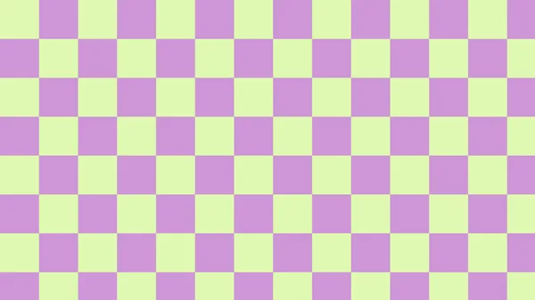 美观可爱的彩绘紫绿色棋盘 金汉牌 格子花 格子花 格子花图案背景图 完美的墙纸 明信片 背景为您的设计 — 图库照片