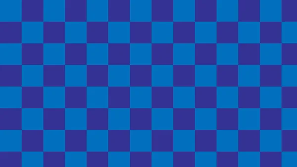 美しい青のチェックボード チェッカー ギンガム タータンパターンの背景イラスト 壁紙に最適です はがき あなたのデザインのための背景 — ストックベクタ