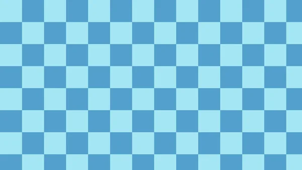 Αισθητική Χαριτωμένο Παστέλ Μπλε Checkerboard Καρό Καρό Καρό Καρό Tartan — Διανυσματικό Αρχείο