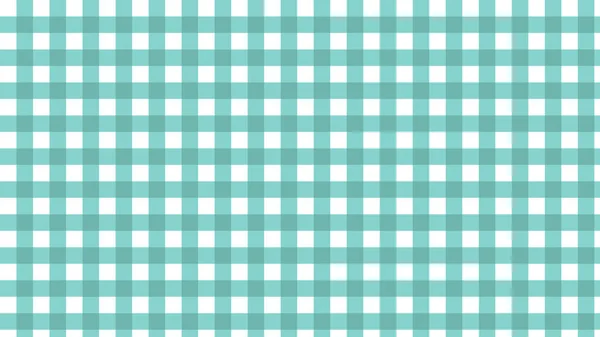 Estetica Carino Verde Gingham Scacchiera Plaid Tartan Modello Sfondo Illustrazione — Foto Stock