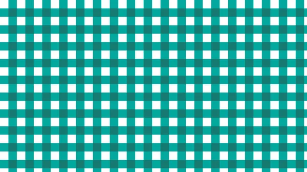 Cute Green Gingham Checkerboard Plaid Pattern Background Illustration Perfect Wallpaper — Stock Photo, Image