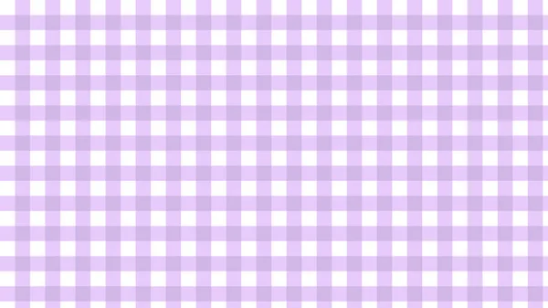 Lindo Pastel Violeta Púrpura Gingham Tablero Ajedrez Cuadros Ilustración Fondo —  Fotos de Stock
