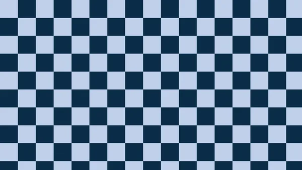 Blue Checkerboard Gingham Plaid Checkered Pattern Background Perfect Wallpaper Backdrop — Stock Photo, Image