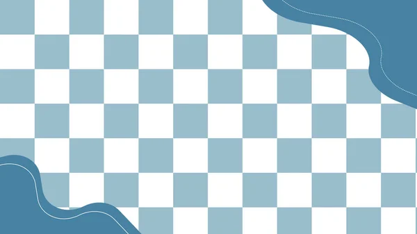 aesthetic blue checkerboard, gingham, plaid, checkers pattern frame background illustration, perfect for wallpaper, backdrop, postcard for your design