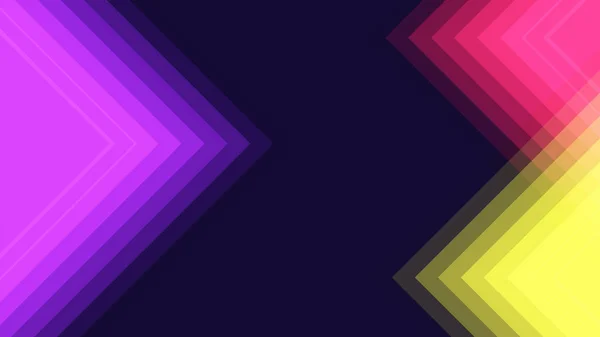 Technologie Abstraite Flèches Colorées Aller Avant Les Données Numériques Communication — Image vectorielle