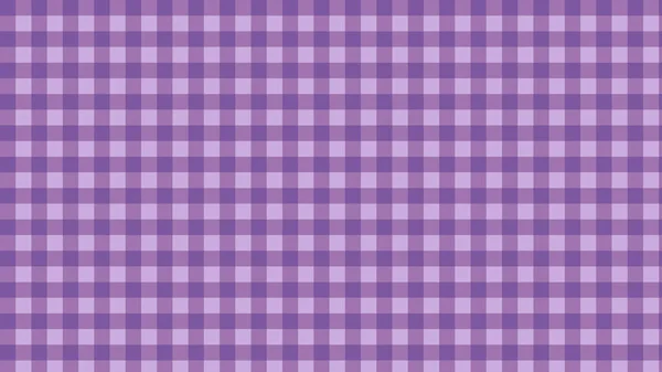 Púrpura Violeta Gingham Cuadros Damas Patrón Fondo Ilustración Perfecto Para — Archivo Imágenes Vectoriales