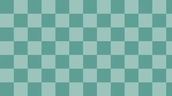 Cute Green Checkers Gingham Plaid Checkerboard Pattern Background Illustration Perfect — Stock Photo, Image