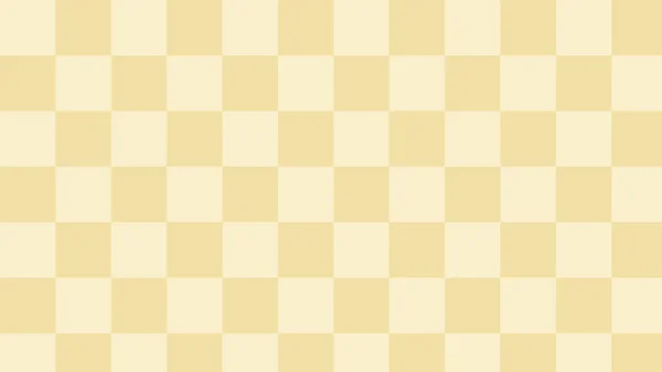 Aesthetic Yellow Checkers Gingham Plaid Checkerboard Wallpaper Illustration Perfect Wallpaper — Foto Stock